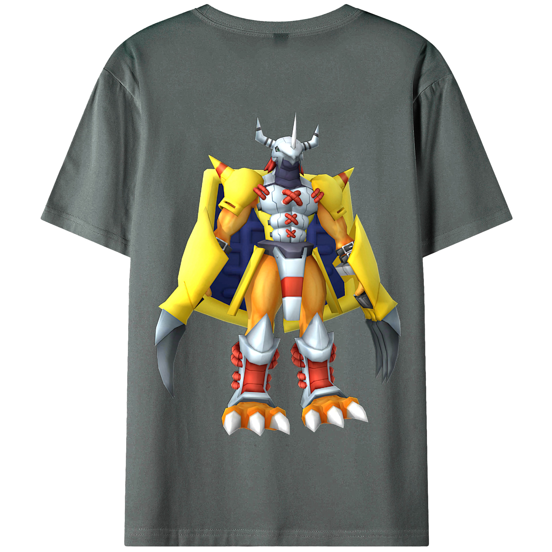 （画像用） Digimon デジタルモンスター/デジモン 綿100％半袖Tシャツ（背面プリント）